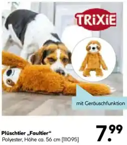 Hellweg TRIXIE Plüschtier ,,Faultier" Angebot