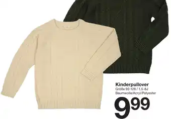 Zeeman Kinderpullover Angebot