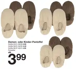 Zeeman Damen oder Kinder-Pantoffel Angebot