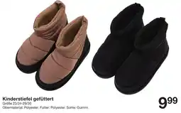 Zeeman Kinderstiefel gefüttert Angebot