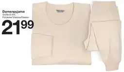 Zeeman Damenpyjama Angebot