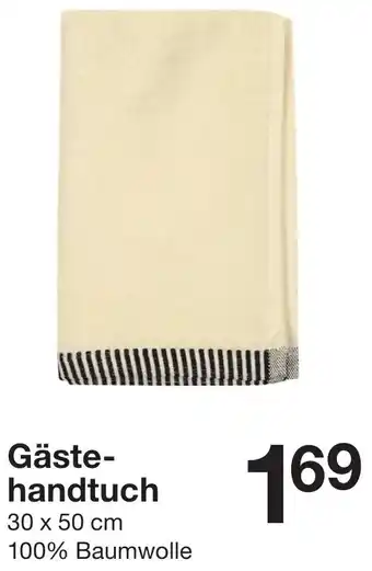 Zeeman Gästehandtuch Angebot