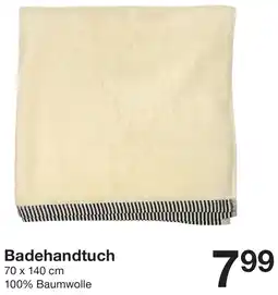 Zeeman Badehandtuch Angebot