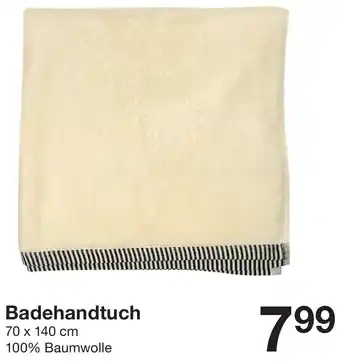 Zeeman Badehandtuch Angebot