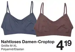 Zeeman Nahtloses Damen-Croptop Angebot