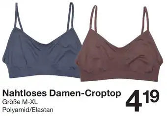 Zeeman Nahtloses Damen-Croptop Angebot