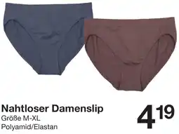 Zeeman Nahtloser Damenslip Angebot