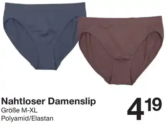 Zeeman Nahtloser Damenslip Angebot