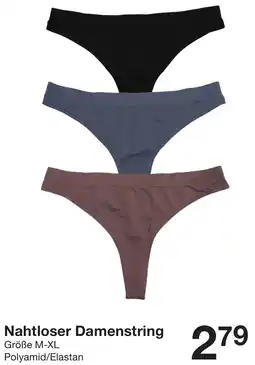 Zeeman Nahtloser Damenstring Angebot