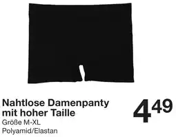 Zeeman Nahtlose Damenpanty mit hoher Taille Angebot