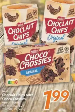 inkoop Nestlé Choclait Chips oder Choco Crossies Angebot
