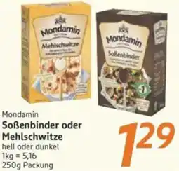 inkoop Mondamin Soẞenbinder oder Mehlschwitze Angebot