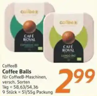 inkoop CoffeeB Coffee Balls Angebot