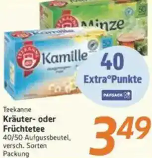 inkoop Teekanne Kräuter- oder Früchtetee Angebot