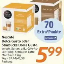 inkoop Nescafé Dolce Gusto oder Starbucks Dolce Gusto Angebot