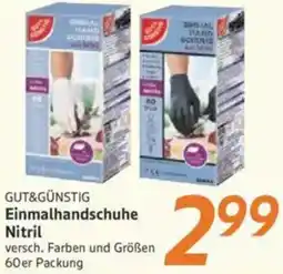 inkoop GUT&GÜNSTIG Einmalhandschuhe Nitril Angebot