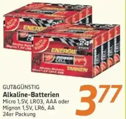 inkoop GUT&GÜNSTIG Alkaline-Batterien Angebot