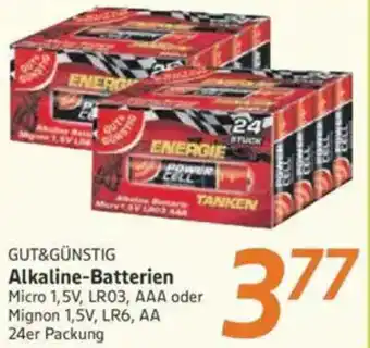 inkoop GUT&GÜNSTIG Alkaline-Batterien Angebot