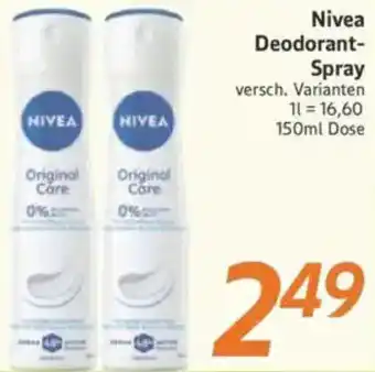 inkoop Nivea Deodorant Spray Angebot