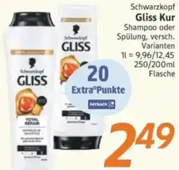 inkoop Schwarzkopf Gliss Kur Shampoo oder Spülung Angebot