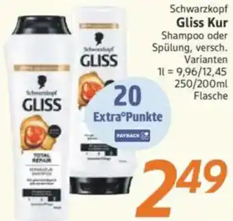 inkoop Schwarzkopf Gliss Kur Shampoo oder Spülung Angebot