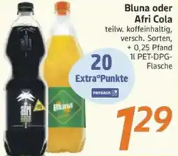 inkoop Bluna oder Afri Cola Angebot