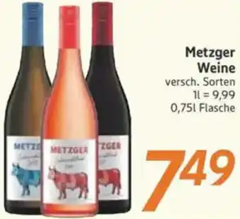 inkoop Metzger Weine Angebot