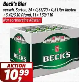 Simmel Beck's Bier Angebot