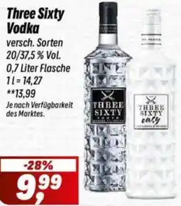Simmel Three Sixty Vodka Angebot