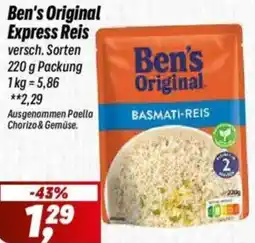 Simmel Ben's Original Express Reis Angebot