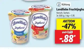 Lidl Landliebe Fruchtjoghurt Angebot