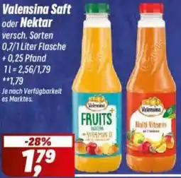 Simmel Valensina Saft oder Nektar Angebot