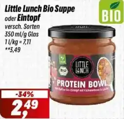 Simmel Little Lunch Bio Suppe oder Eintopf Angebot