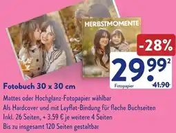 Aldi Süd Fotobuch 30 x 30 cm Angebot