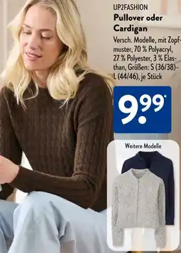 Aldi Süd UP2FASHION Pullover oder Cardigan Angebot