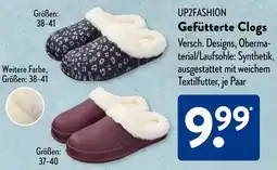 Aldi Süd UP2FASHION Gefütterte Clogs Angebot