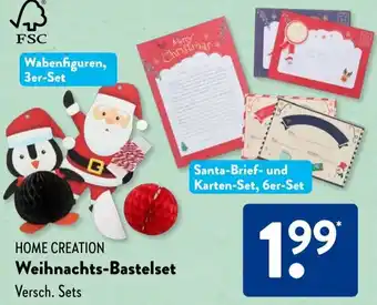 Aldi Süd HOME CREATION Weihnachts-Bastelset Angebot