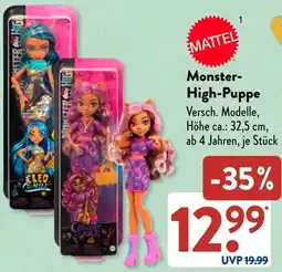 Aldi Süd MATTEL Monster High-Puppe Angebot
