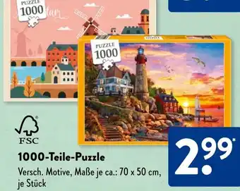 Aldi Süd 1000-Teile-Puzzle Angebot