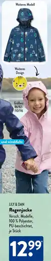 Aldi Süd LILY & DAN Regenjacke Angebot