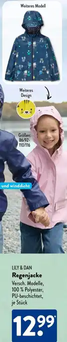 Aldi Süd LILY & DAN Regenjacke Angebot