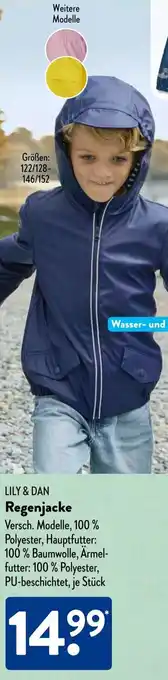 Aldi Süd LILY & DAN Regenjacke Angebot