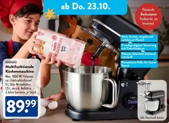 Aldi Süd AMBIANO Multifunktionale Küchenmaschine Angebot