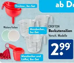 Aldi Süd CROFTON Backutensilien Angebot