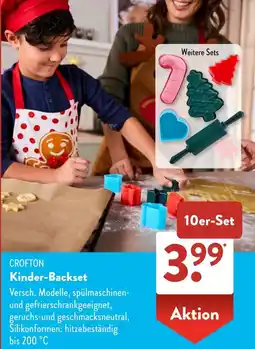 Aldi Süd CROFTON Kinder-Backset Angebot