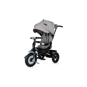 Netto Marken-Discount Lorelli Tricycle Jaguar 4 in 1 Gummireifen, Sitz drehbar, Stange, verstellbar hellgrau Angebot