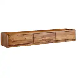 Netto Marken-Discount KADIMA DESIGN TV-Kommode zum Aufhängen, Sheeshamholz, bis 65 Zoll, 3 Schubladen Angebot