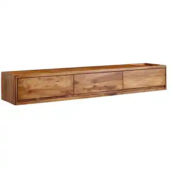 Netto Marken-Discount KADIMA DESIGN TV-Kommode zum Aufhängen, Sheeshamholz, bis 65 Zoll, 3 Schubladen Angebot