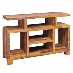 Netto Marken-Discount KADIMA DESIGN Sheesham-Holz Sideboard im Landhausstil, 115x76x40 cm, Multifunktionale TV-Kommode Angebot