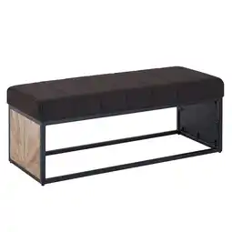 Netto Marken-Discount KADIMA DESIGN Vintage-Sitzbank, Retro-Look, Metallgestell, Rillenmuster, Platzsparend Angebot